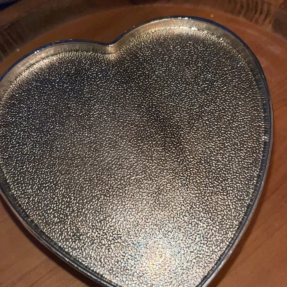 Silver Heart Trinket Box NWOT